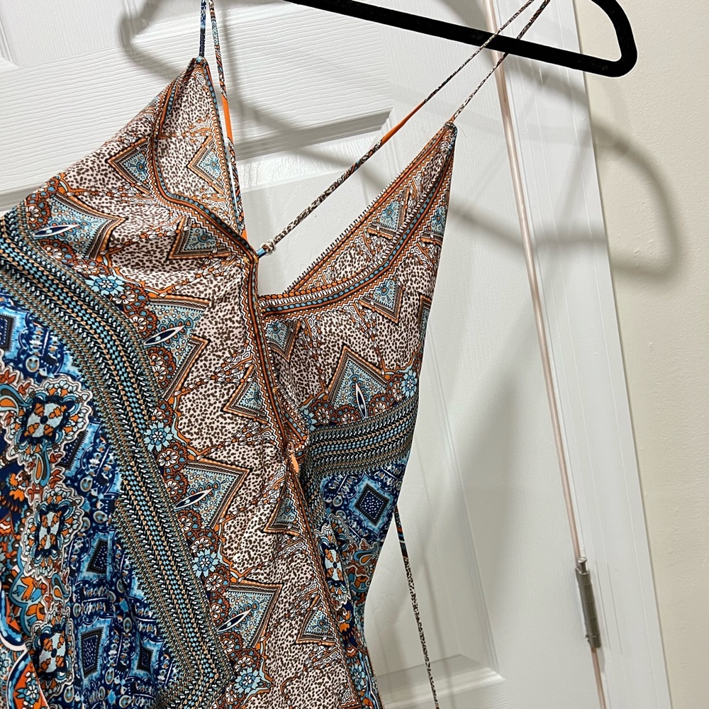 PRINTED MAXI DRESS - Picture 8 of 8